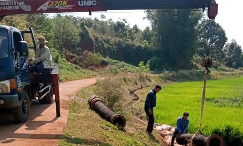 Đắk Lắk: Khắc phục xong tuyến kênh thủy lợi bị sạt lở