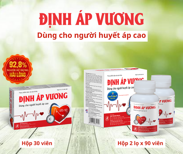 Định Áp Vương - Giải pháp tối ưu cho người huyết áp cao